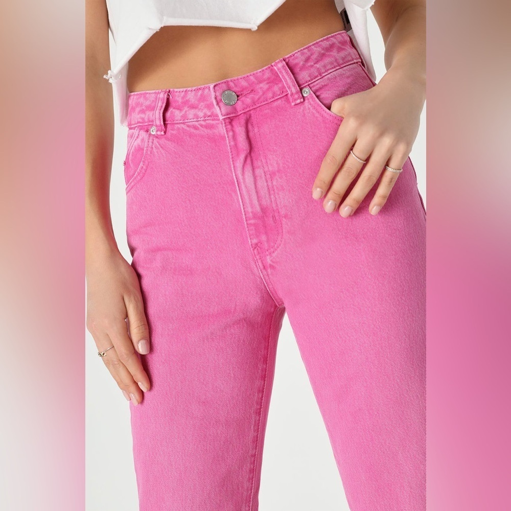 Rolla's The Original High Rise Straight Size 26 Color Pink
